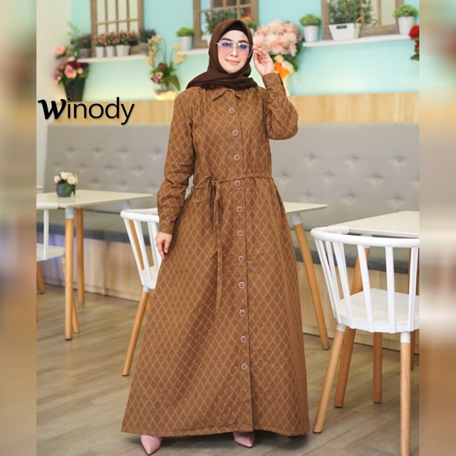 Winody Dress Linen Golby