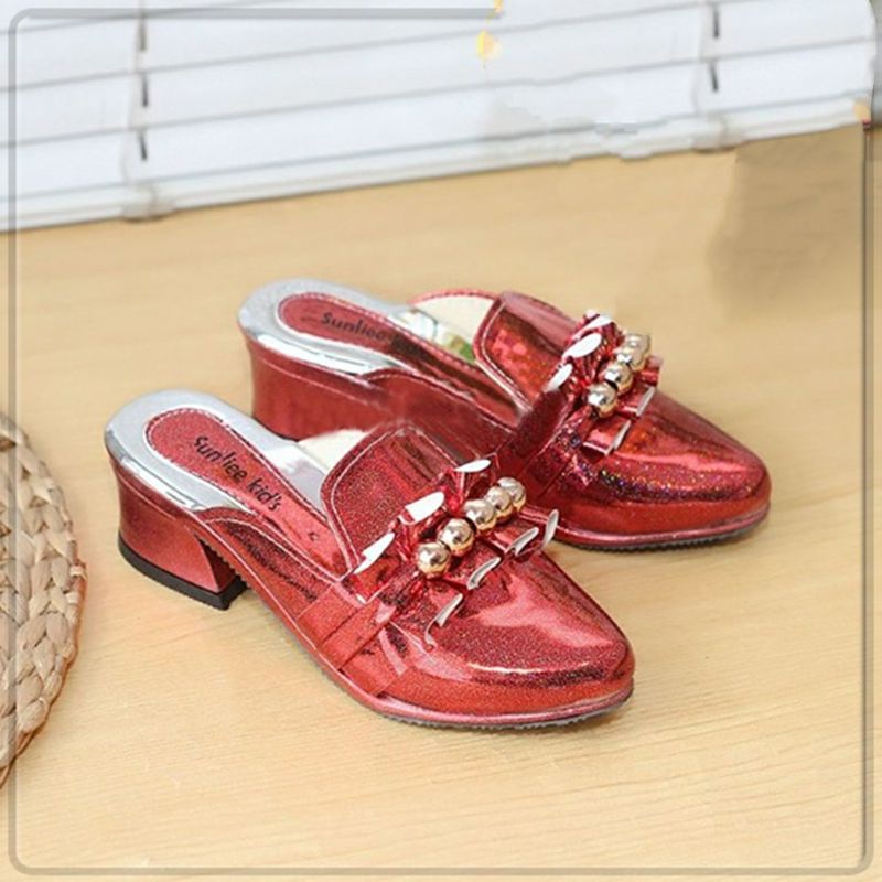 Sandal Pesta Anak Perempuan/Sandal Selop Anak Perempuan/Sandal Selop Anak Perempuan Hak Tahu/Sandal 