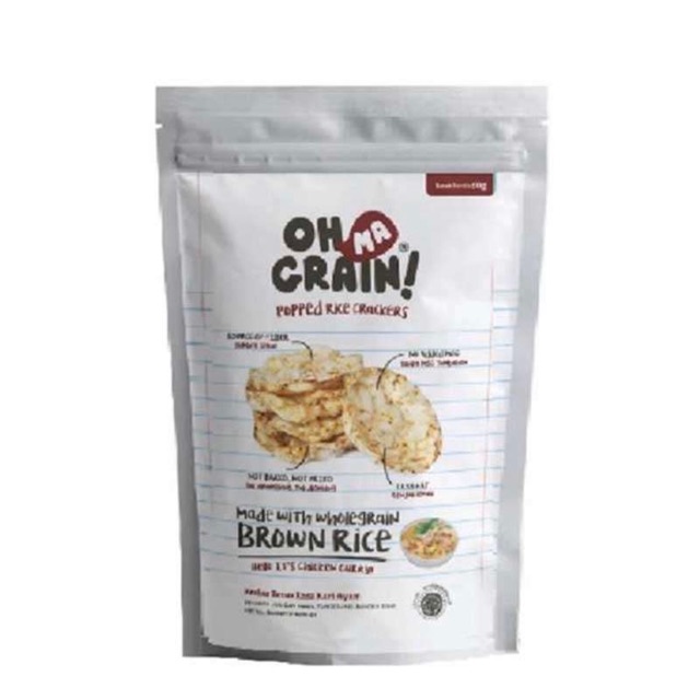 

OH MA GRAIN Popped Rice Chicken Curry Crackers [50 g]