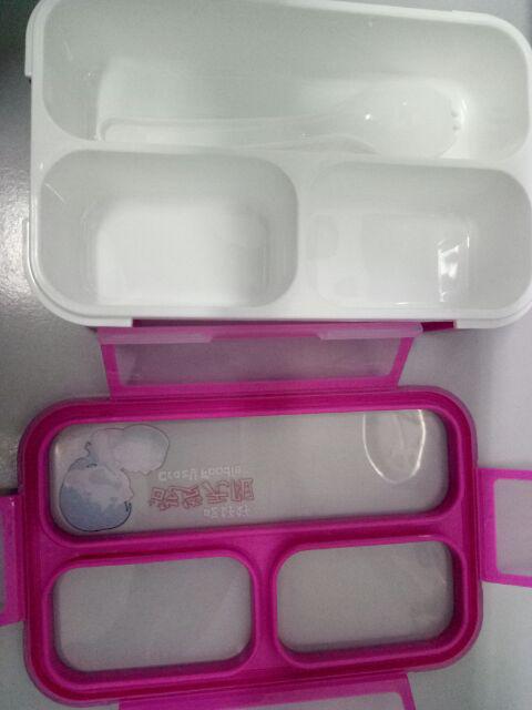 Lunch Box Yooyee 4 Sekat Wf605 / Kotak Makan Yooyee 3 Sekat Wf606