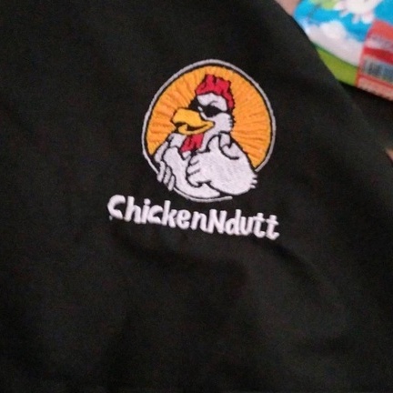 Apron Celemek Drill bordir Custom nama logo Masak Custom Drill Restoran Barber Bisa order satuan