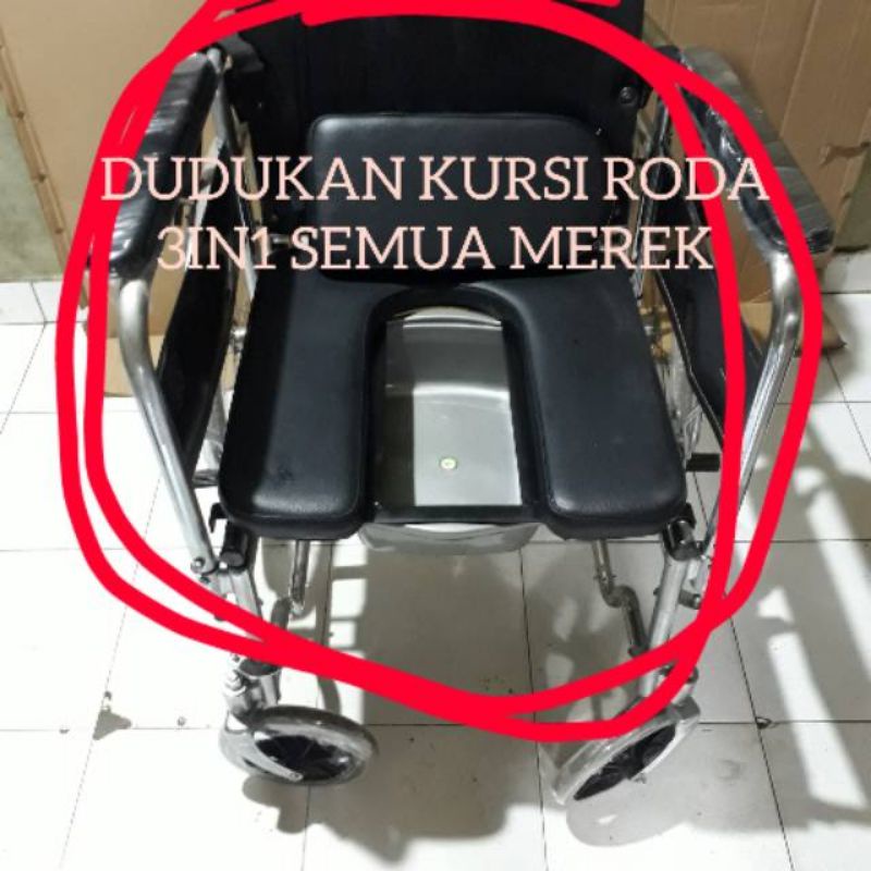 jok kursi roda 3 in 1/dudukan bab kursi roda 3 in 1/kursi roda 2 in 1