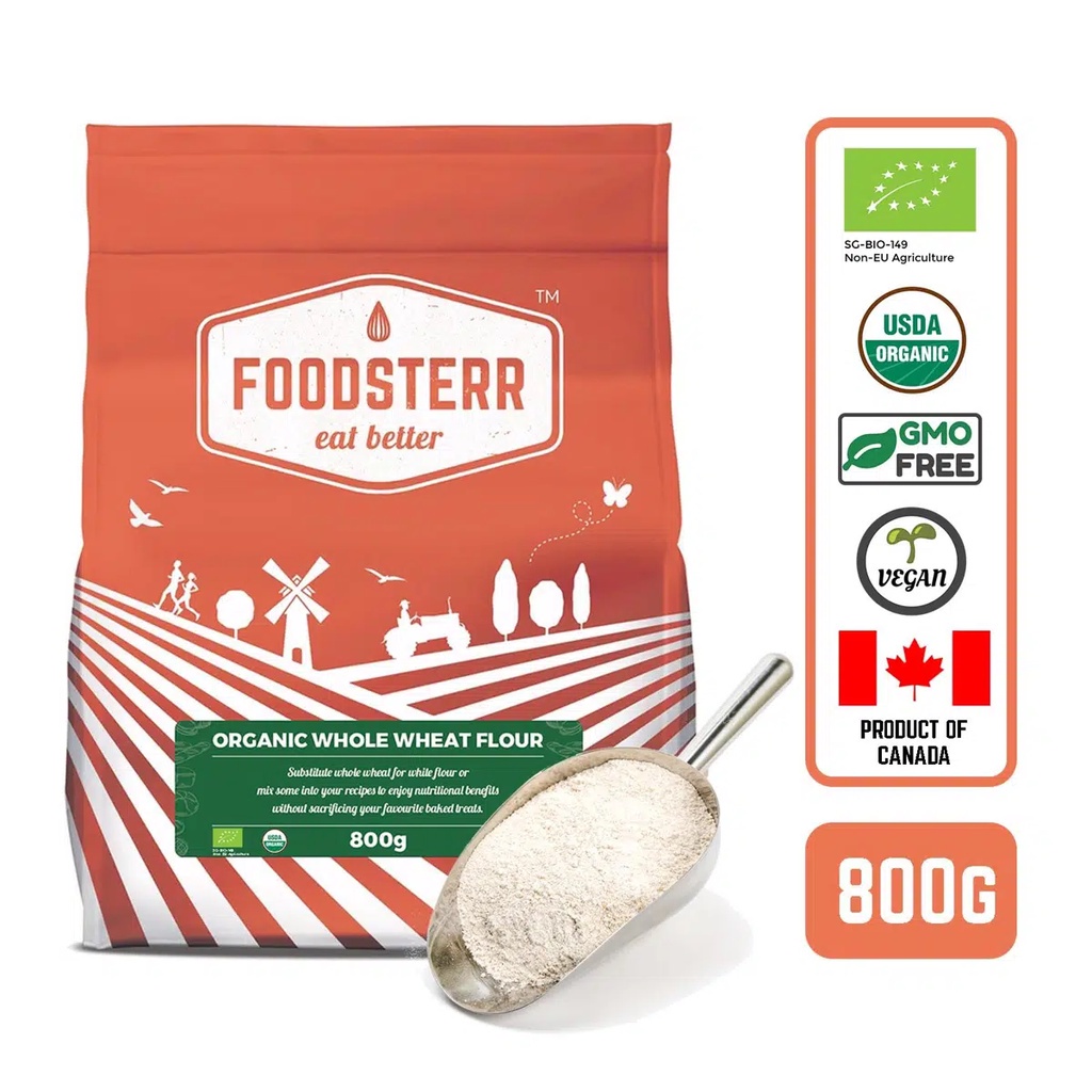 

Foodsterr Canadian Organic Wholemeal Flour - 800gr