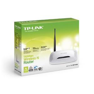 TP-Link WR740N N150 Wireless / Wifi Router 4 Port 1x Antena