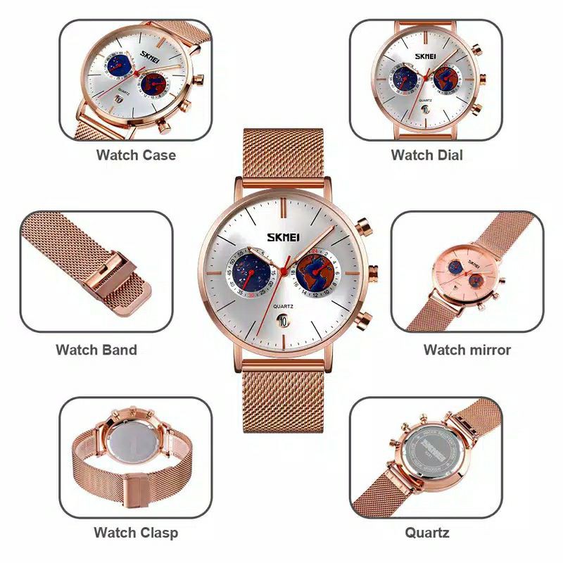 Jam Skmei 9231 original bergaransi free carton box