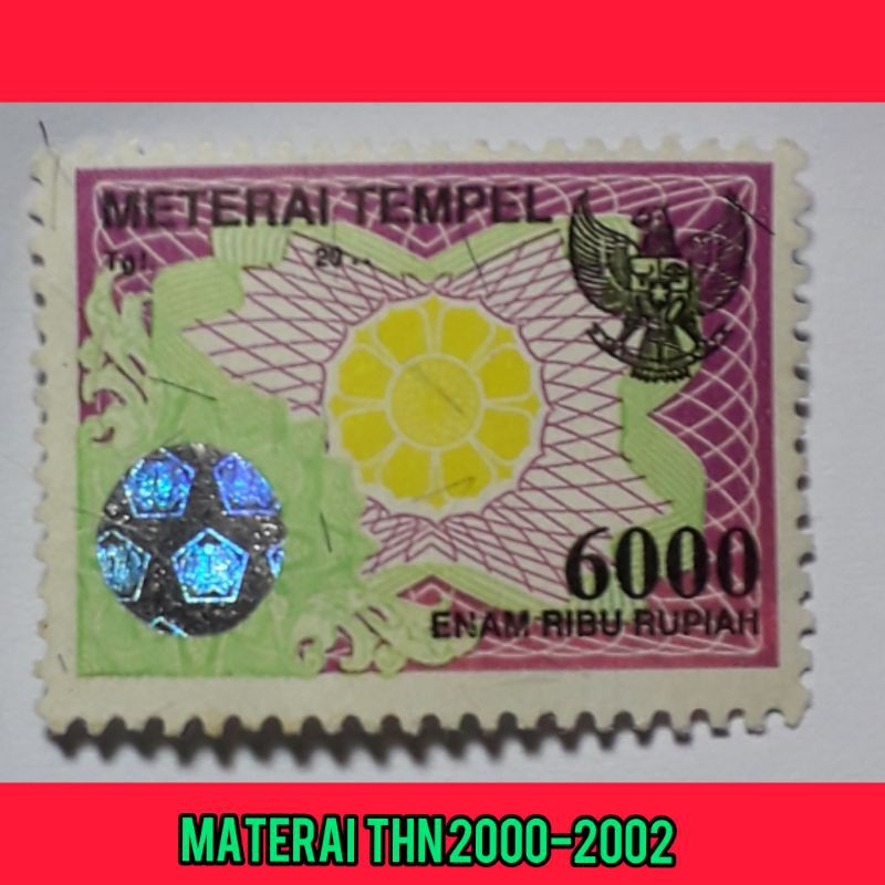 MATERAI TAHUN 2002