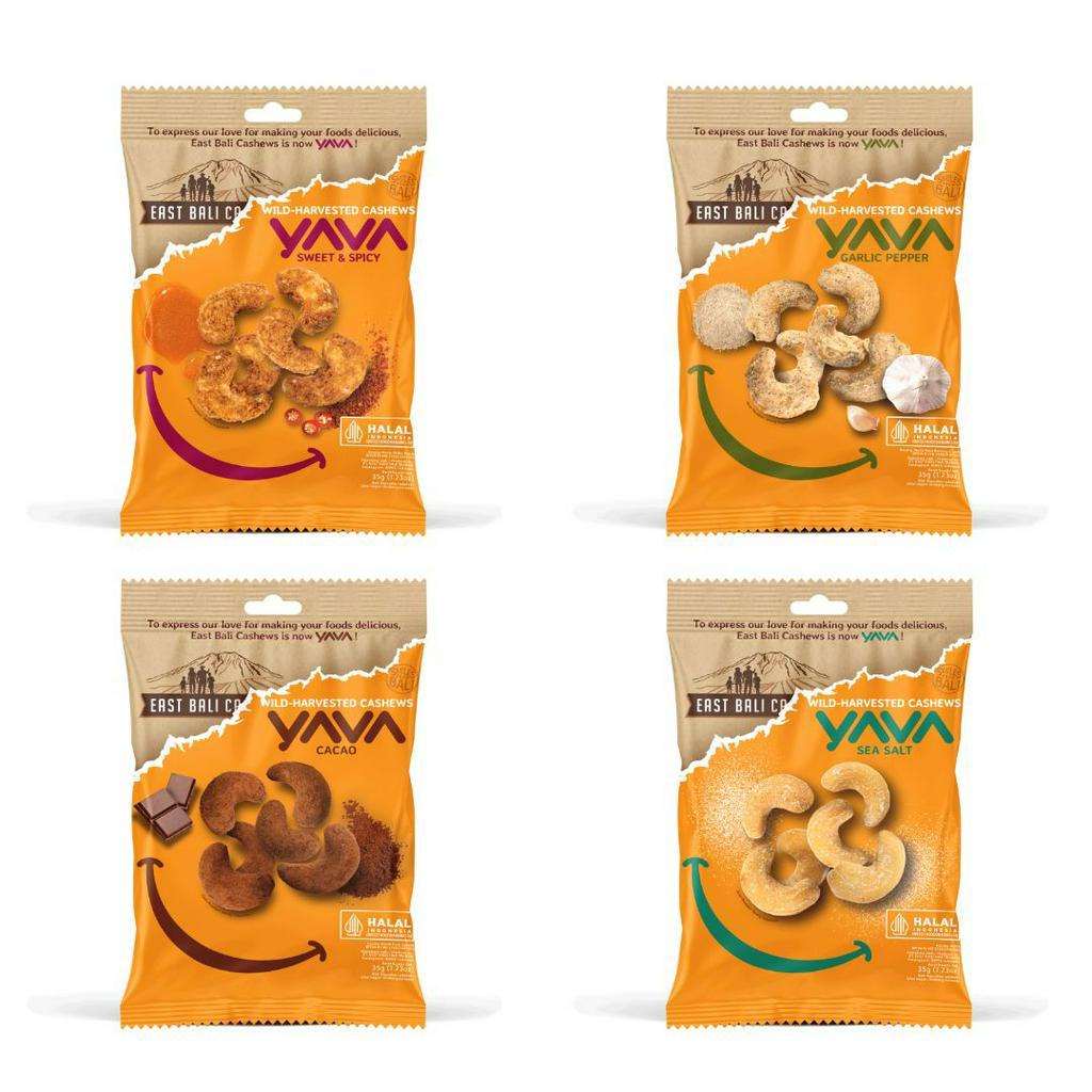 

Mede Mente Panggang Roasted Cashew Nuts 35g - Yava East Bali Cashews