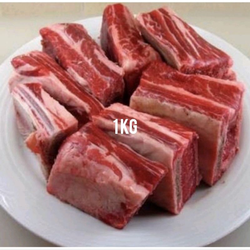 

Iga Sapi Kualitas Super Daging Tebal / Beef Short Ribs 1 Kg