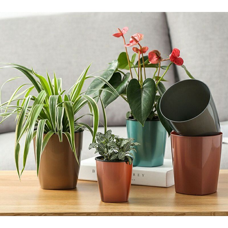 GLAM Lazy Pot / Self Watering Pot / Pot Tanaman Hidroponik