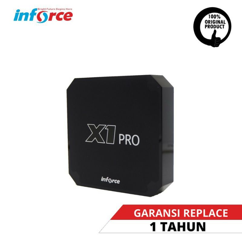 INFORCE SMART TV BOX ANDROID X1 PRO 4K 2G + 16GB, TV BOX ANDROID X1 PRO INFORCE GARANSI 1 TAHUN BAGI RESPON POSITIF