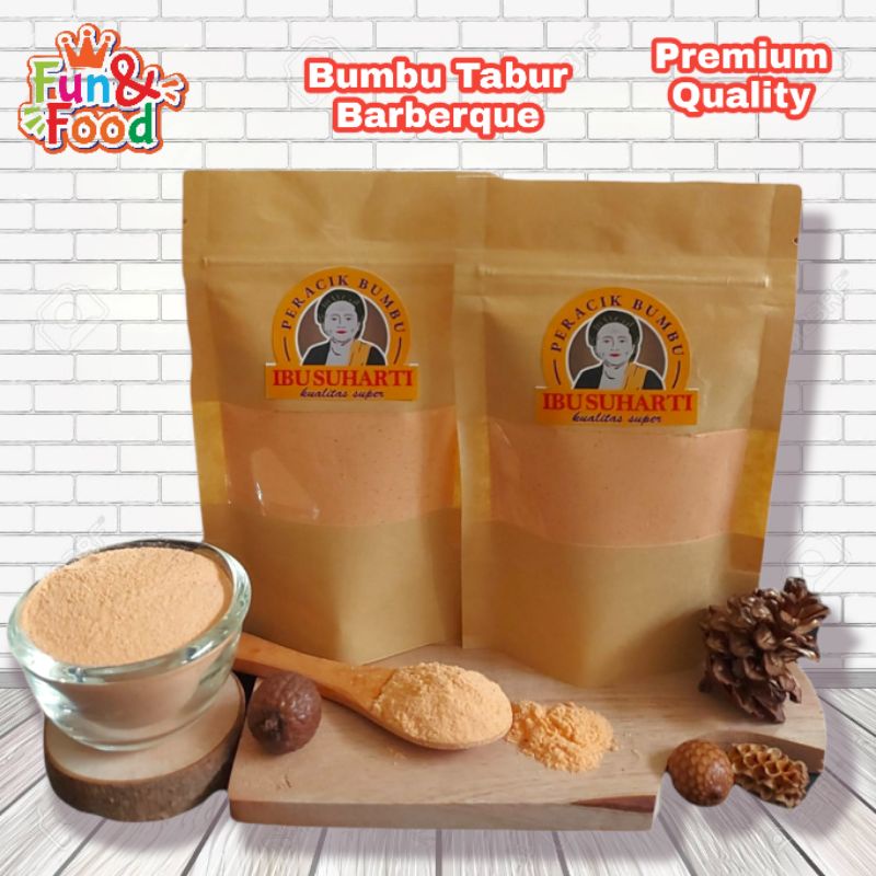 

Ibu Suharti - Bumbu Tabur Barbeque Bubuk Tabur / Bbq Bumbu Keripik Kentang Snack Kualitas Premium | Bumbu Dapur / Bumbu Rempah Termurah