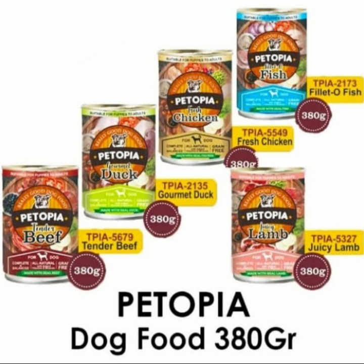 Good Dog Petopia Duck 380gr Wetfood Dog - Makanan Basah Kaleng