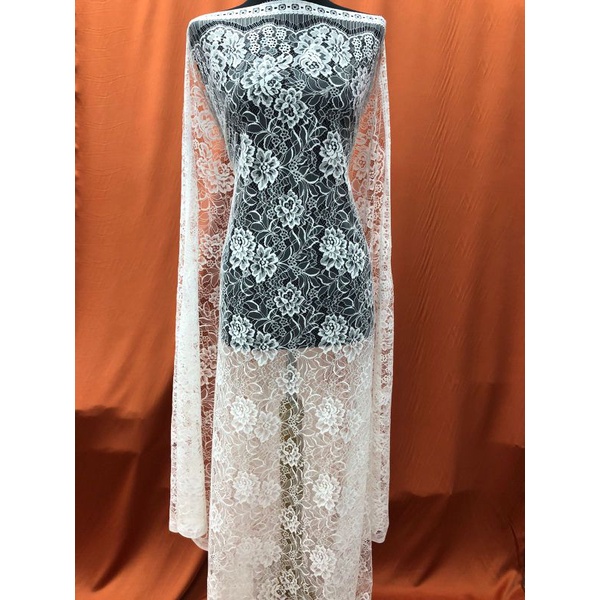 Brokat Kebaya Putih.KebayaCantik.AsliKatun.