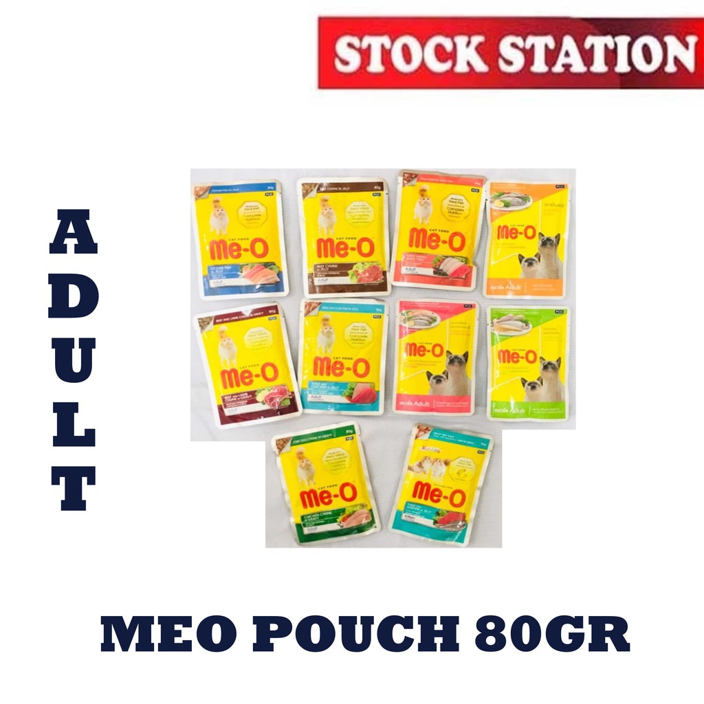 MEO POUCH ADULT 80gr All Variant
