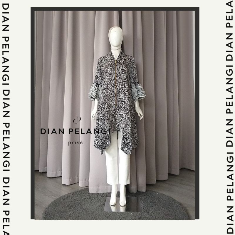 DIAN PELANGI RERE TUNIK MUSLIM VISCOS BATIK CAP + RENDA