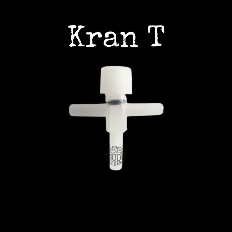 Kran Model T Keran Udara Aerator Plastik Aquarium Aquascape