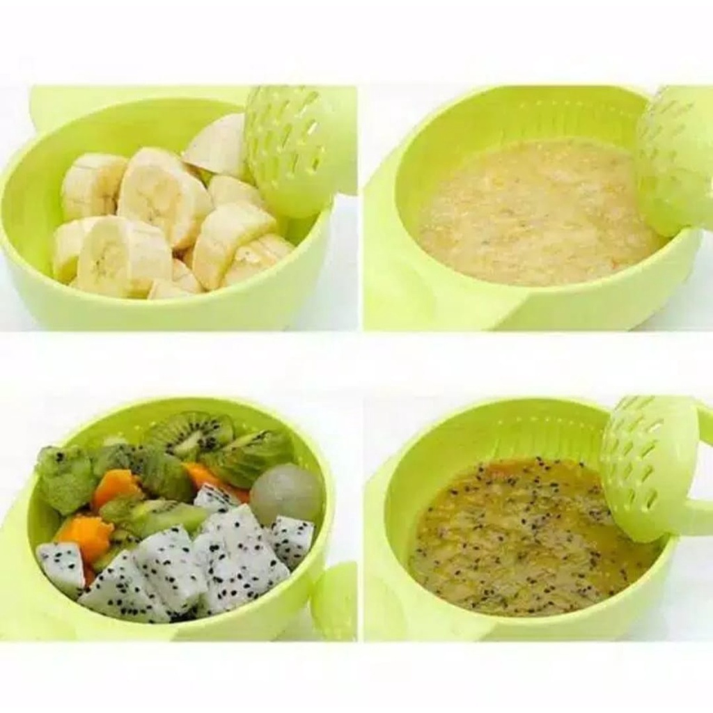 Food Maker Bowl Mangkok Grinder Perlengkapan MPASI / Baby Food Maker Penghalus Makanan Bayi / Perlengkapan MPASI G-01