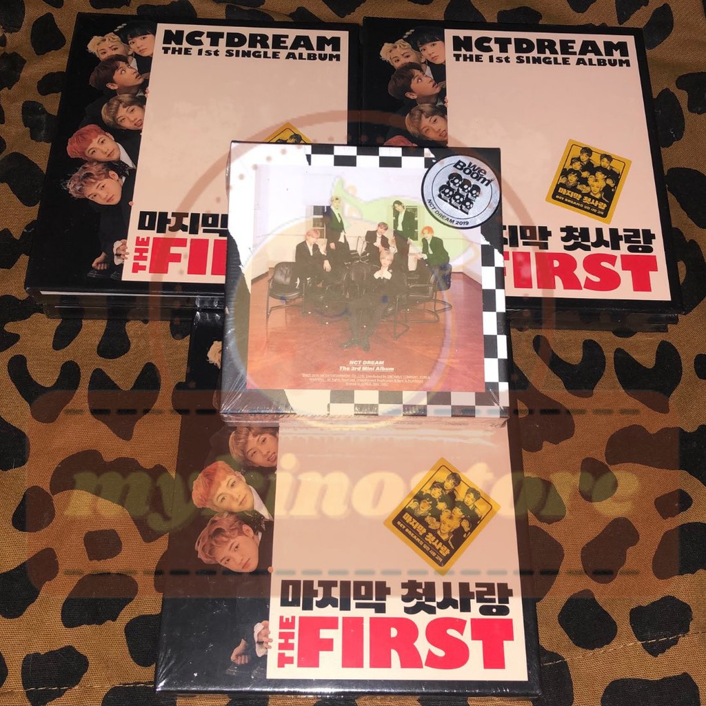 READY STOCK INDONESIA ALBUM NCT DREAM THE FIRST MFAL OFFICIAL SEALED MY FIRST AND LAST [CEK DESKRIPS