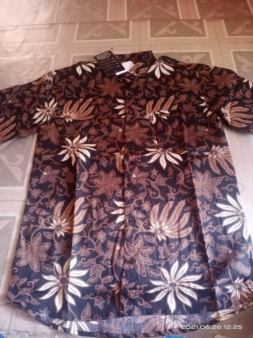 Kemeja Batik Pria Lengan Pendek Dan Lengan Panjang  Premium Bahan 40s Kemeja Dewasa