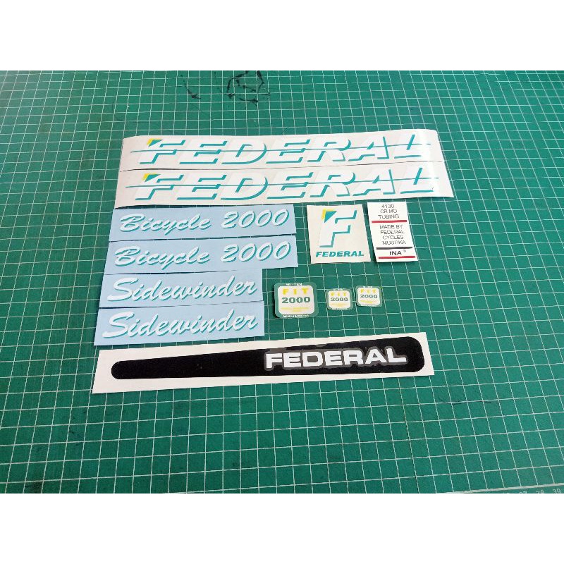 stiker sepeda federal sidewinder