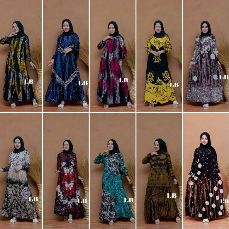 {JMB.25Au22ᵟ} GAMIS RAYON TWILL || Original syar'i || DRESS VANESSA ANGEL