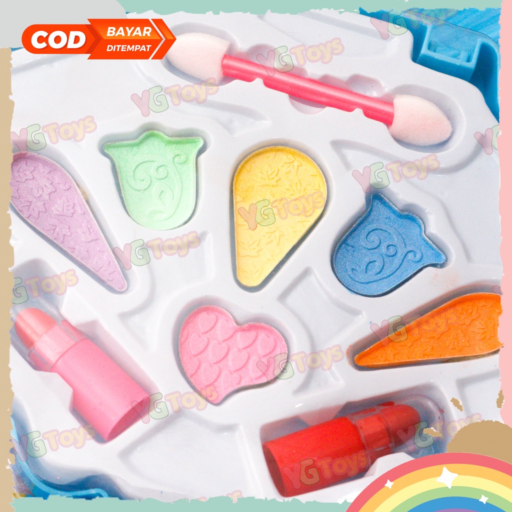 YGtoys Mainan Make Up Anak Perempuan Set Makeup Kerang Shell Karakter Princess