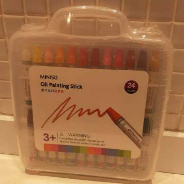 

CRAYON 24 COLOR OIL PAINTING STICK MINISO