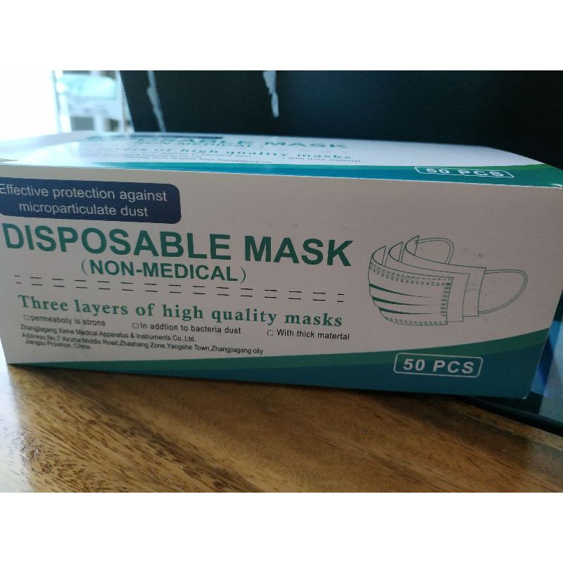 TERMURAH!Disposable Mask 3 PLY 50 PCS! masker anti virus