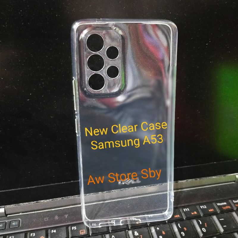 HD Clear Case Samsung A23 A33 A53 A32 M22 M33 Note 9 S20 FE S21 FE Tebal Transparant anti slip 2.0mm