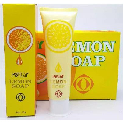 * NCC * Kelly Lemon Soap Sabun Wajah dan Badan Face Soap - Netto 25 gr Dan 75 gr