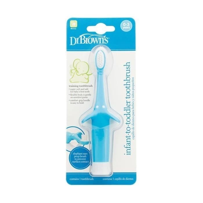 Makassar ! Dr Brown's Infant to Toddler Toothbrush - Sikat Gigi Bayi