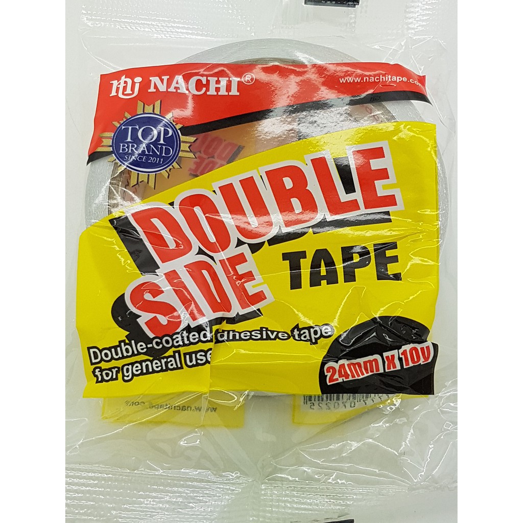 Double Tape Nachi 1 Inch ( 24mm x 10 yard ) / selotip / lakban