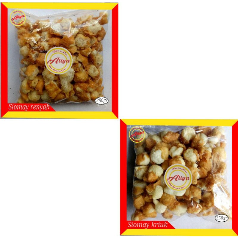 

TERMURAH SNACK CAMILAN Siomay mini kering RENYAH / KRIUK ( 250gr ). camilan enak renyah mantap, untuk toping baso aci seblak dll