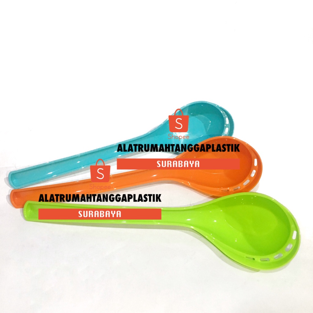 1pc Erus Sayur 2 in 1 / Erus Plastik / Sendok Sup / Centong Sayur / Sendok Kuah / Irus Plastik Lemon