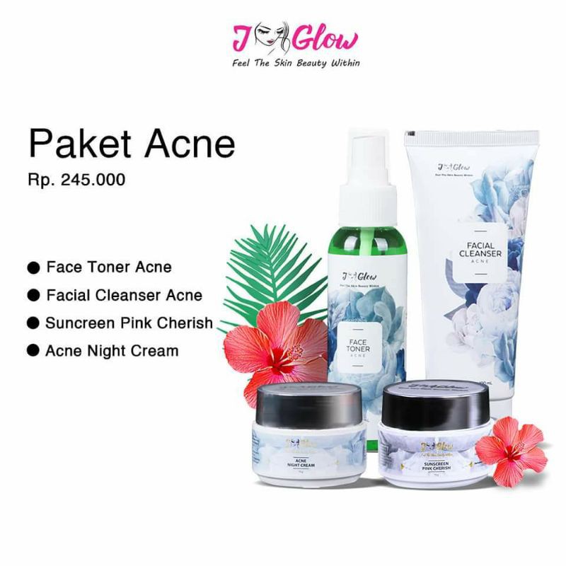 JGLOW PAKET ACNE