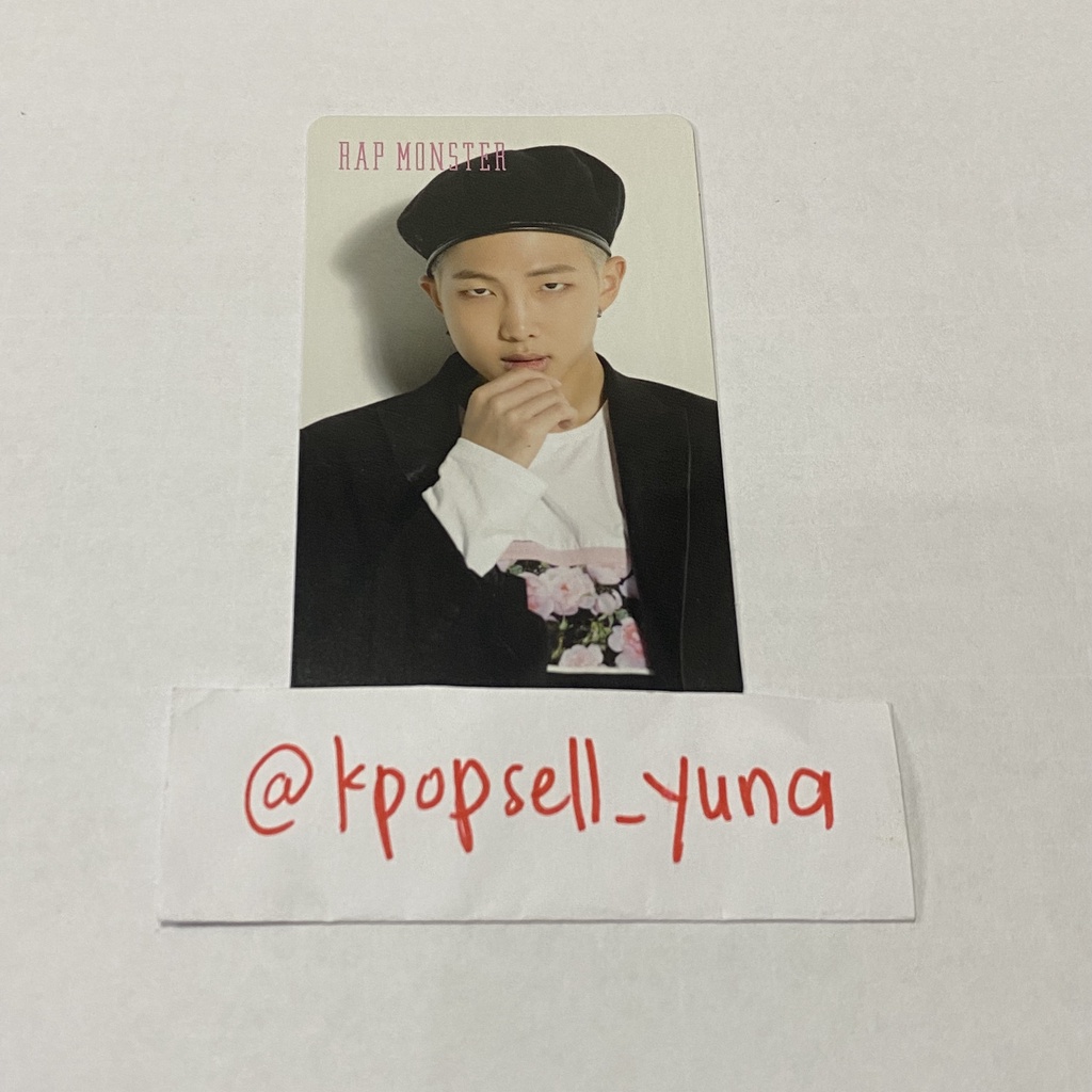 BTS RM Kim Namjoon I Need U Reguler Japan Photocard