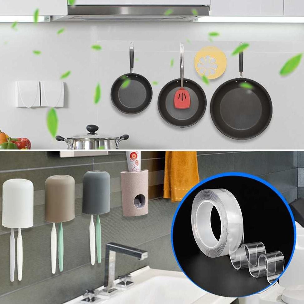 

DOBEL TIP PEREKAT BENING TANPA BEKAS WASHABLE DEKORASI RUMAH BISA DICUCI KUAT DOUBLE TAPE GANTUNGAN