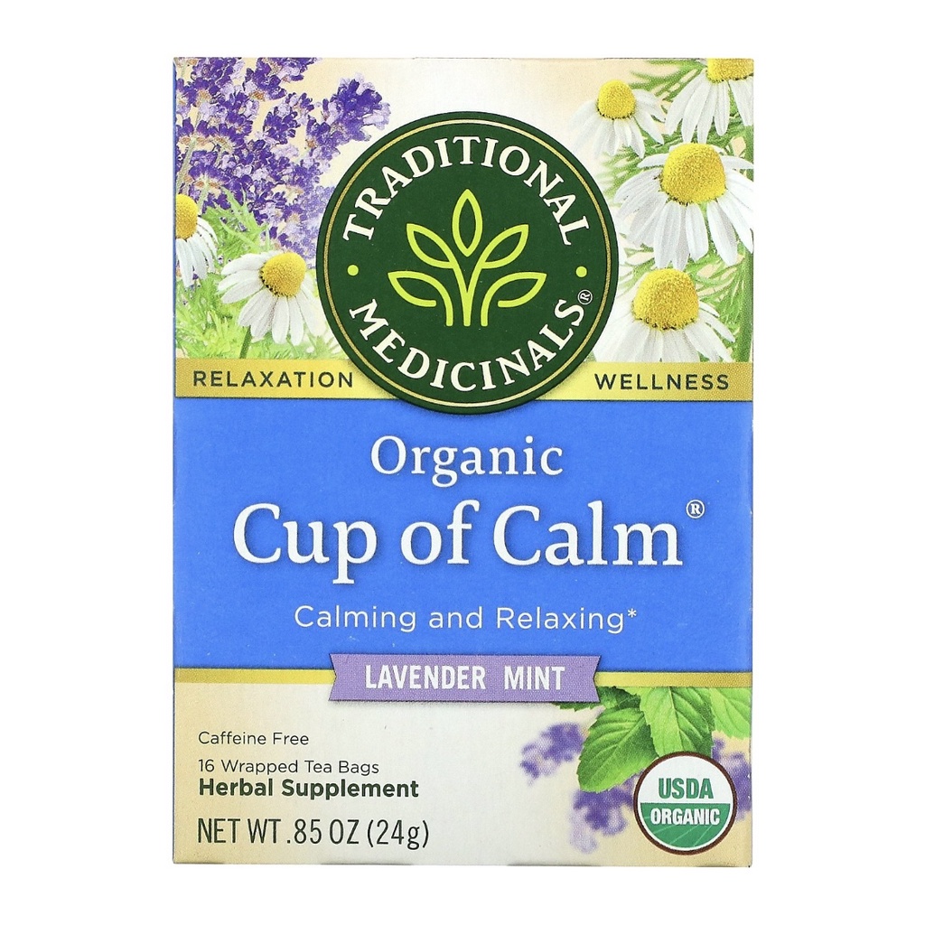 

Traditional Medicinals Organic Cup of Calm 16 Wrapped Tea Bags