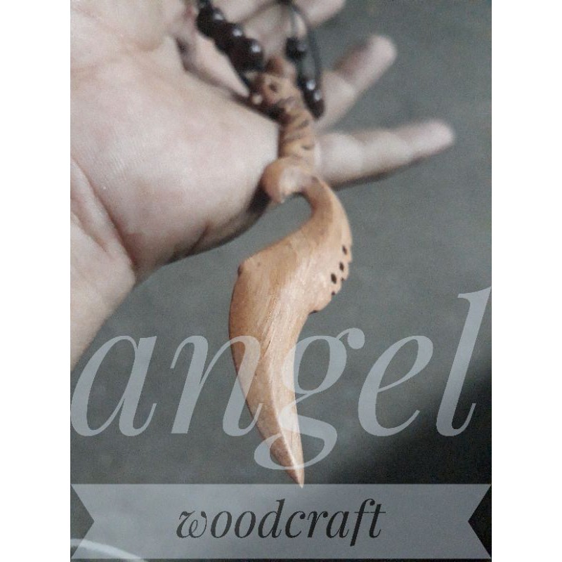 kalung kujang kayu nagasari