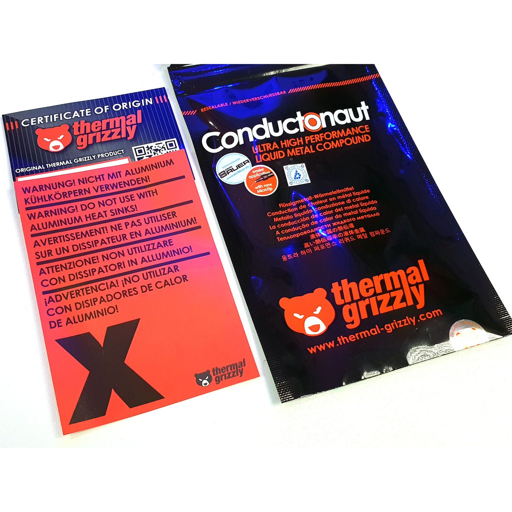 Thermal Grizzly Conductonaut Liquid Metal 1 Gram