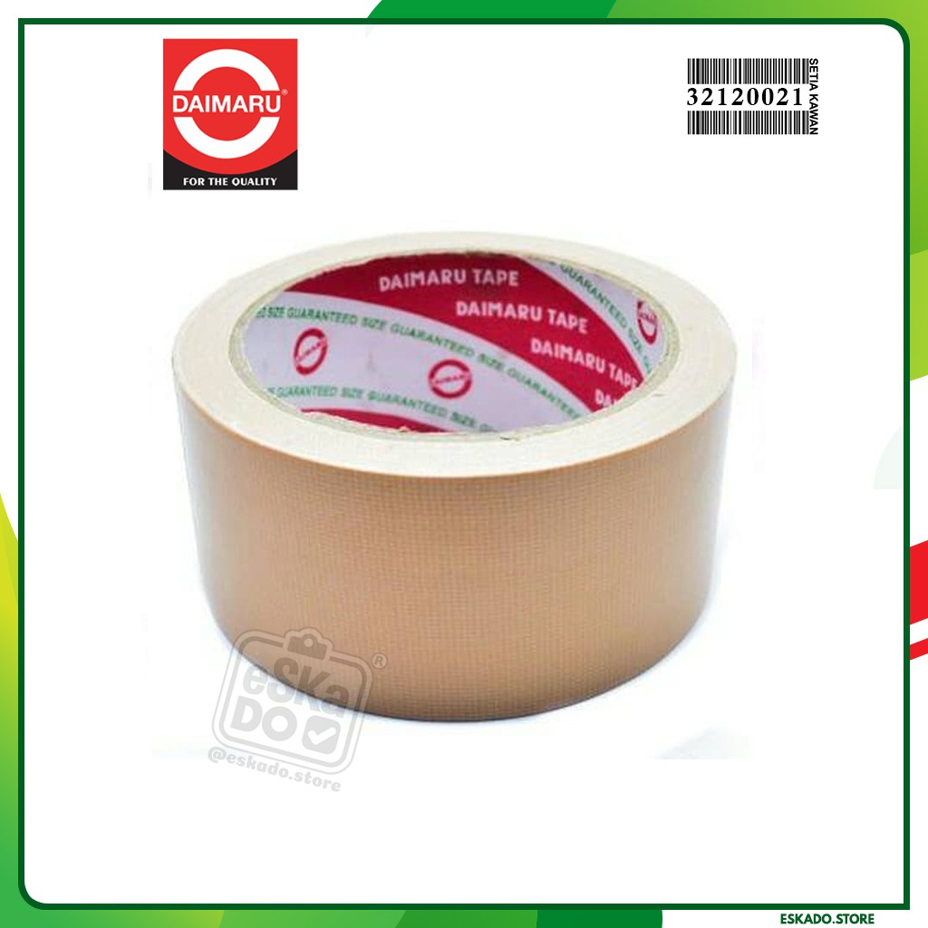 

Cloth Tape Daimaru Cream 2 inch (48mm x 12 m) Lakban Kain Krem