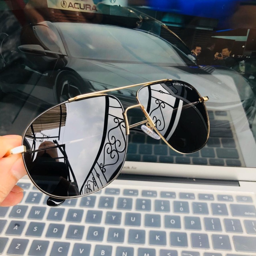 BHJ63228 Kacamata Pria Hitam Anti Radiasi Original Import luar negeri Terbaru 2021 Polaris Anti Sila