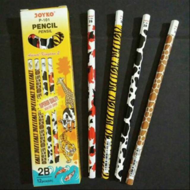 

Pensil 2B joyko P101 motif binatang