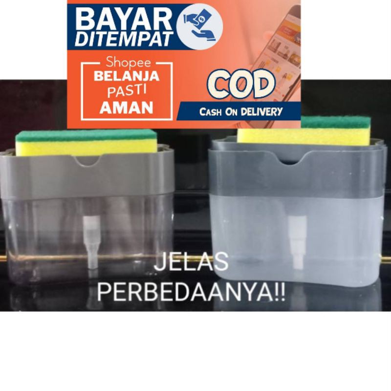 DISPENSER SABUN CUCI PIRING Praktis free SPONS