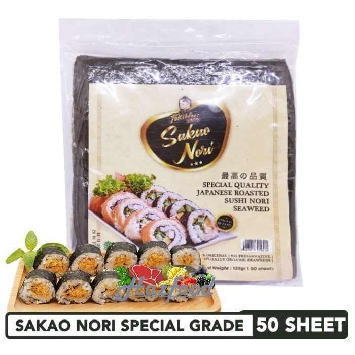 

Tokinori Sakao Sushinori 50 Sheet - Special Grade Seaweed