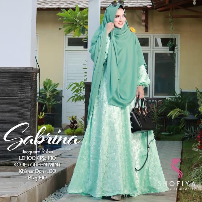 Baju Gamis Sabrina Set Syari Ori Shofiya Longdress