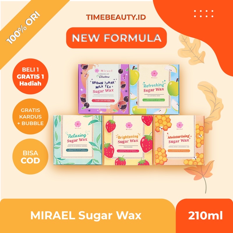 (BISA COD) MIRAEL SUGAR WAXING KIT ORIGINAL PENNCUKUR PENGHILANG BULU RAMBUT PERMANEN HAIR REMOVAL