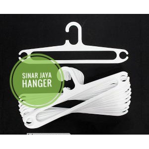 Hanger Plastik 17 Inch pink | Gantungan Baju Plastik Elastis