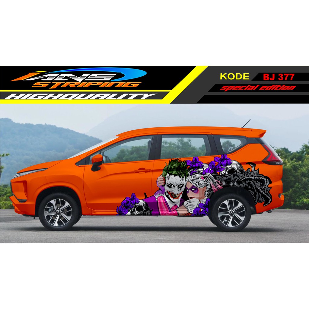 DECAL STICKER MOBIL XPANDER / STIKER MOBIL INNOVA, PAJERO, FORTUNER, XENIA / VARIASI MOBIL STIKER