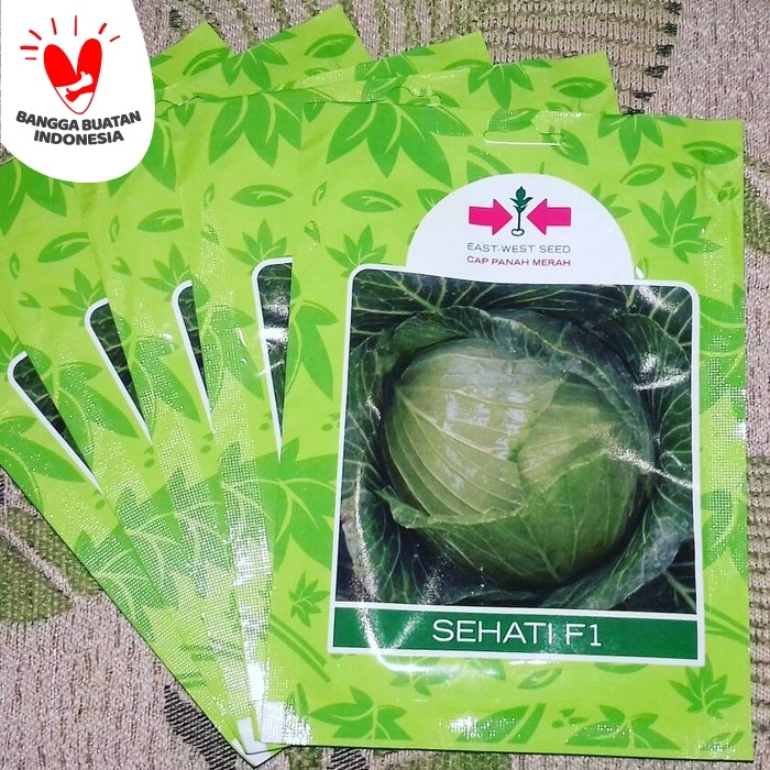MURAH Benih Kubis Dataran Rendah Sehati F1 cap Panah Merah, kemasan asli